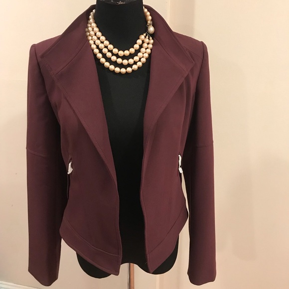 White House Black Market Jackets & Blazers - White House Black Market jacket in Black Cherry🍒